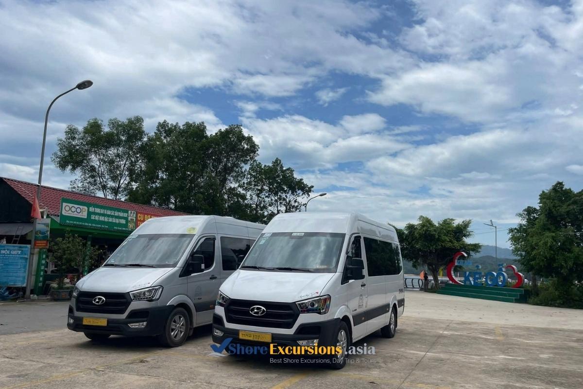 16-Seat Vehicles for Groups of 4 - 8 Pax - Vietnam Shore Excursions Transportation