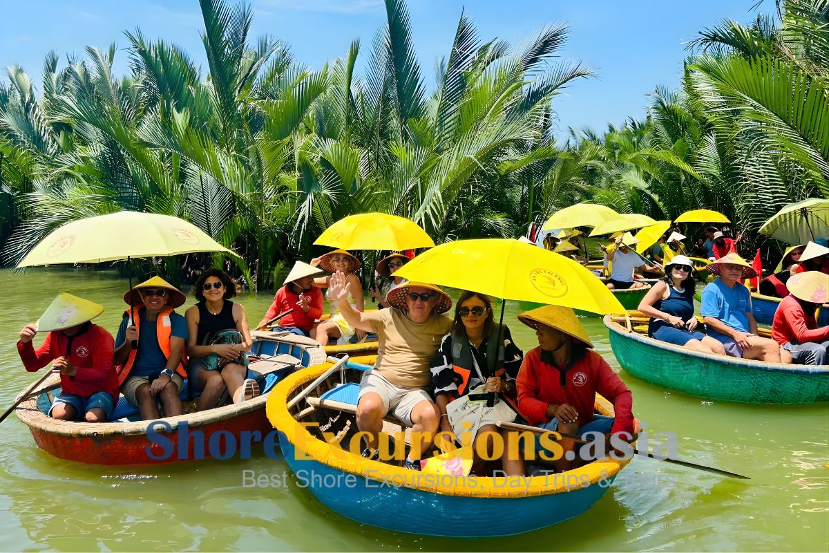 Basket boat tour on Hoi An shore excursions