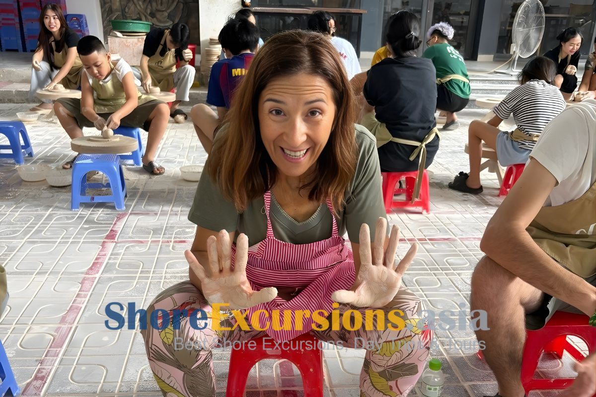 Bat Trang Ceramic Village on Hanoi shore excursions from port