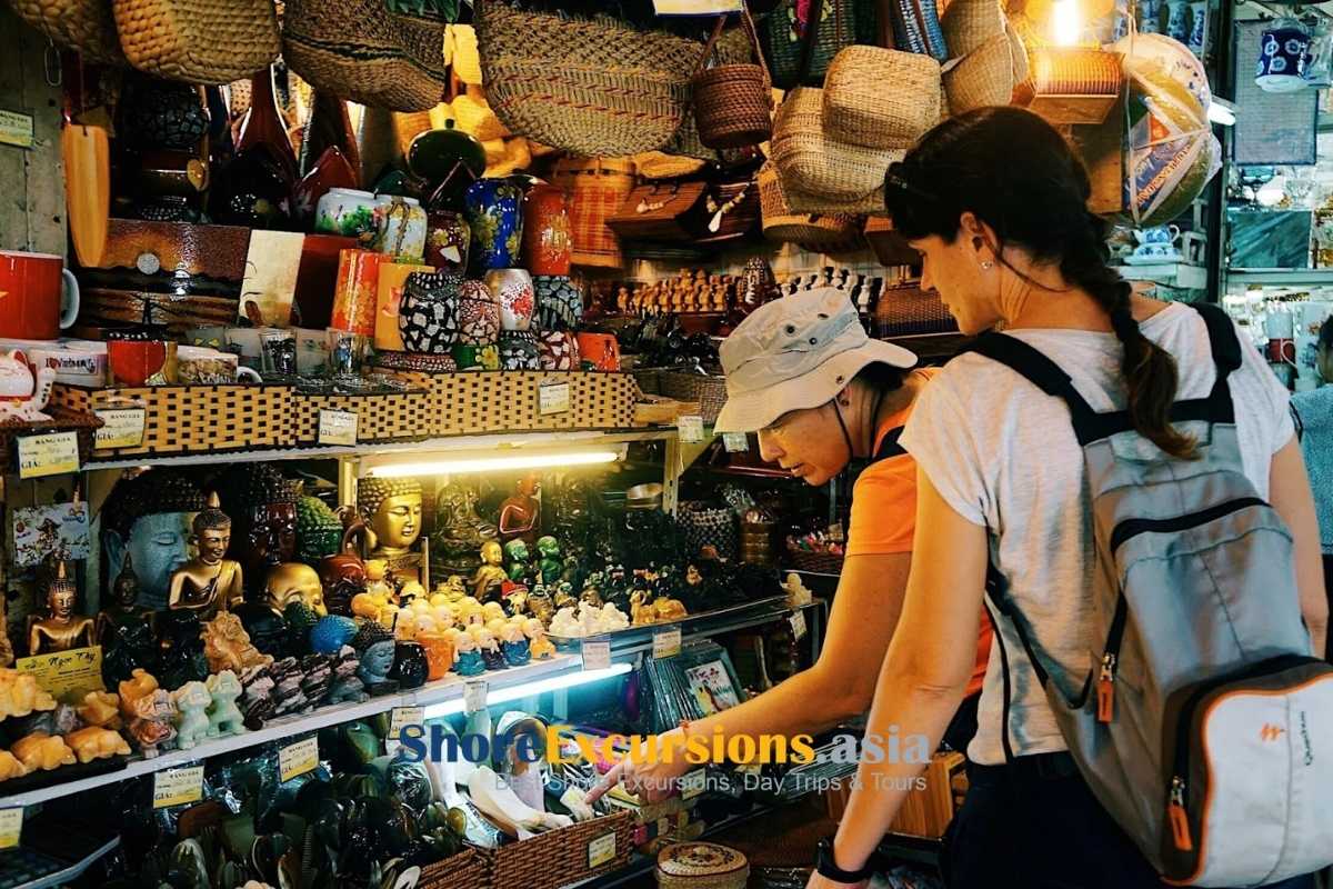 Ben Thanh market on Saigon Shore Excursions