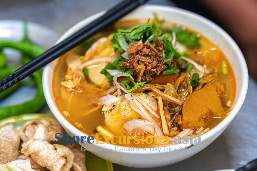 Bun Cha Ca on shore excursions Da Nang
