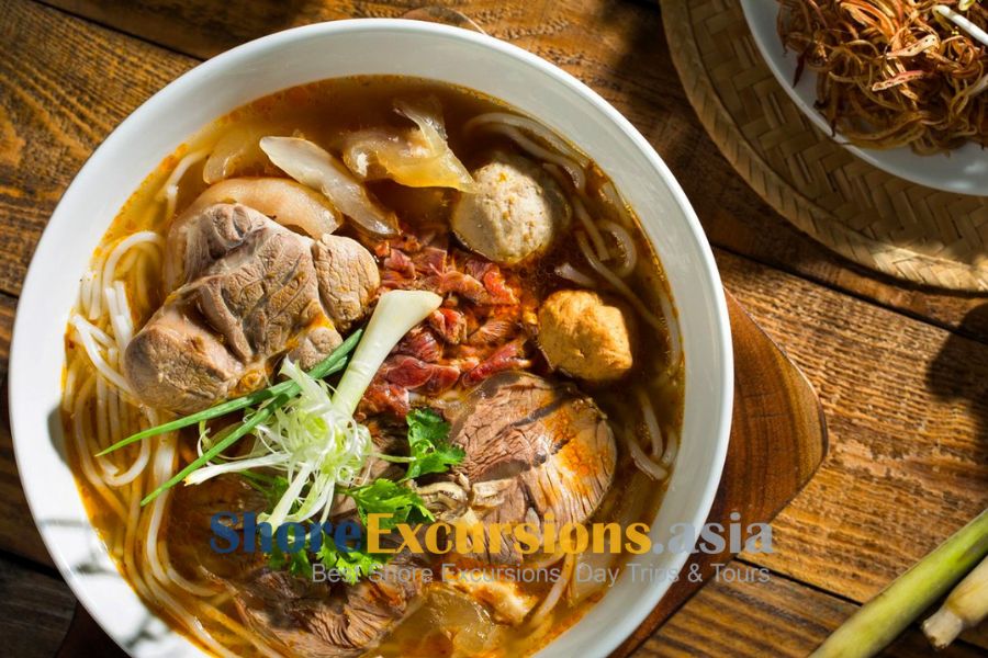 Bun bo on Hue Shore Excursions from Port