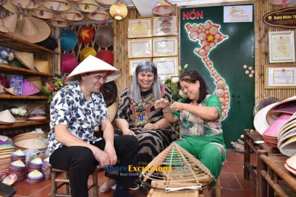 Conical Hat Craft Village on Quy Nhon shore excursions