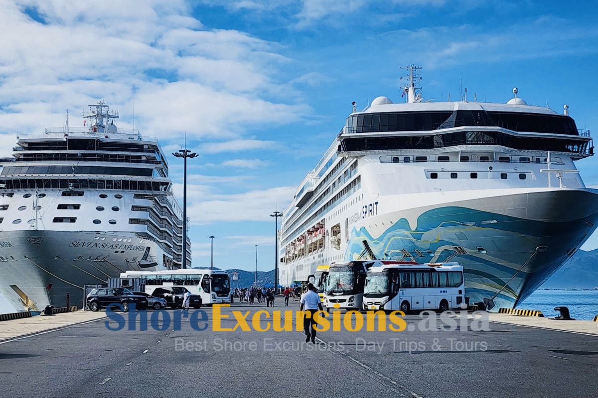 Cruises Ship dock in Cam Ranh port