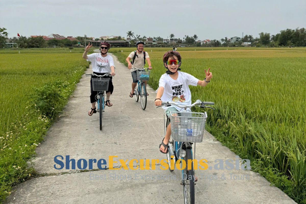 Cycling tour - Hoi An shore excursions from port