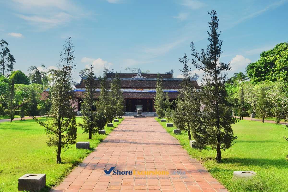 Dai Hung Shrine inside Thien Mu Pagoda - Vietnam Shore Excursions