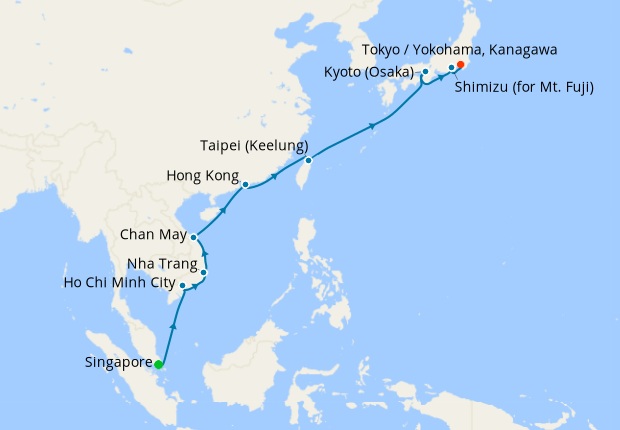 Diamond Princess Shore Excursions Feb 10