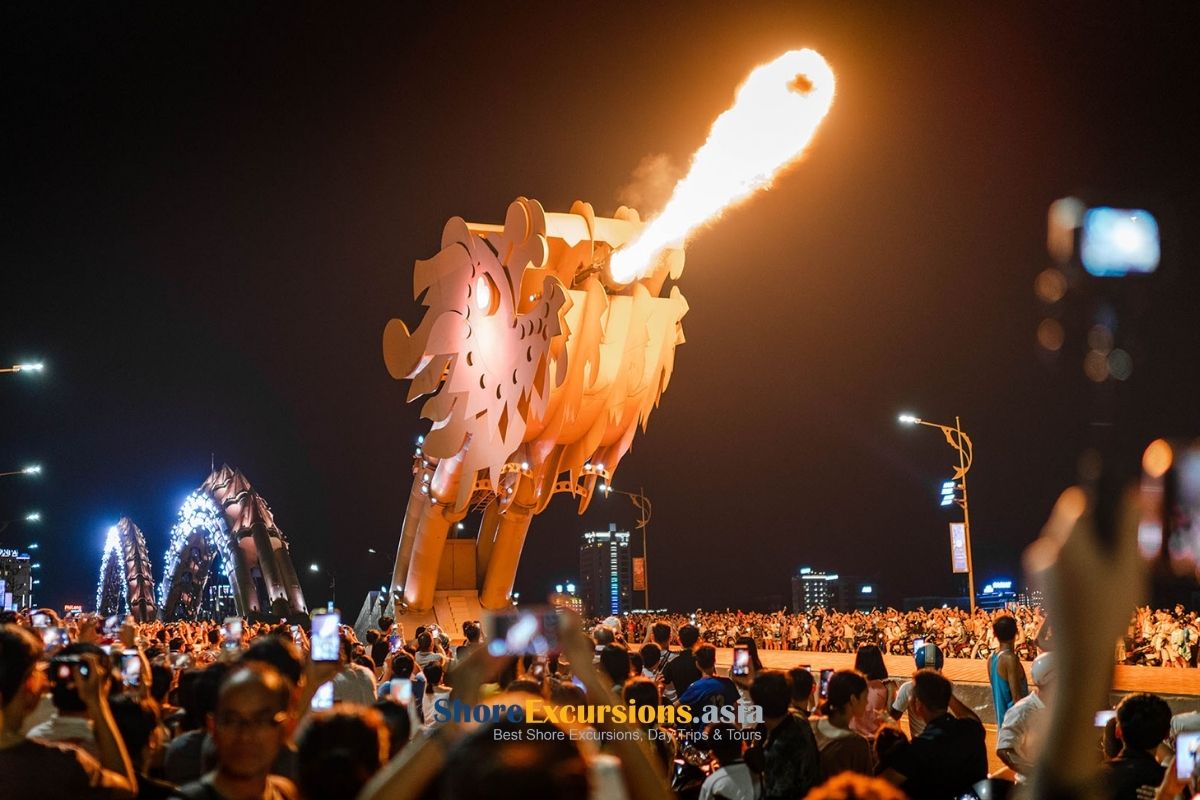 Dragon Bridge Fire Show - Travel Guide to Da Nang