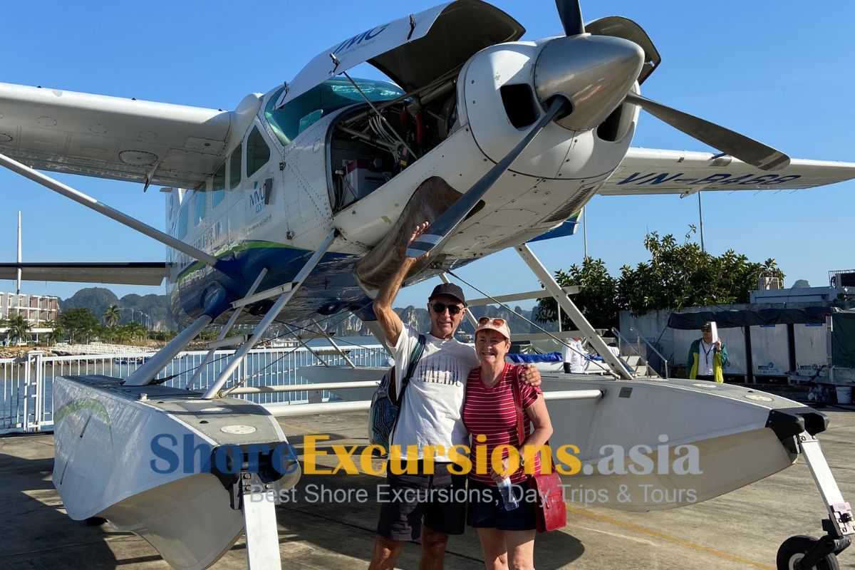 Guests on Halong Bay Shore Excursions