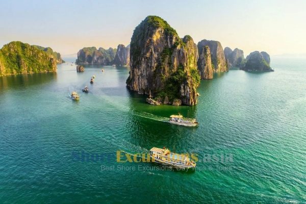 Halong Bay shore excursions with day cruise