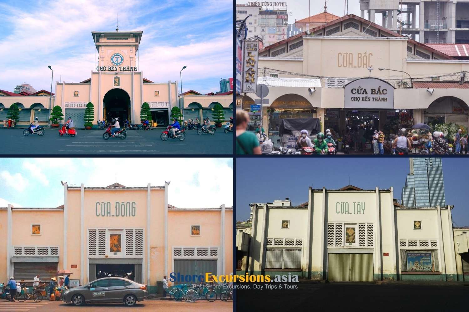 How Many Entrances Are in the Ben Thanh Market