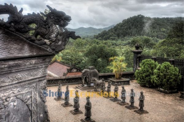 Hue shore excursions with Khai Dinh Emperors Tombs