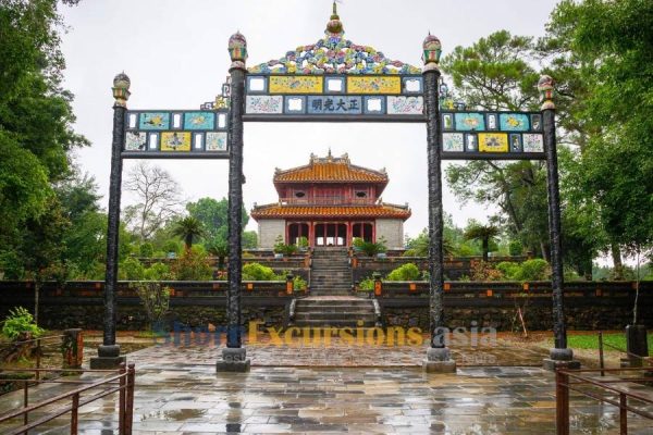 Hue shore excursions with Minh Mang Emperors Tombs