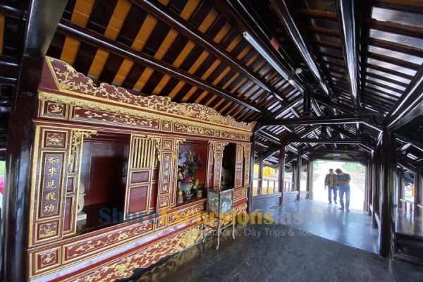 Hue shore excursions with Thanh Toan Covered Bridge
