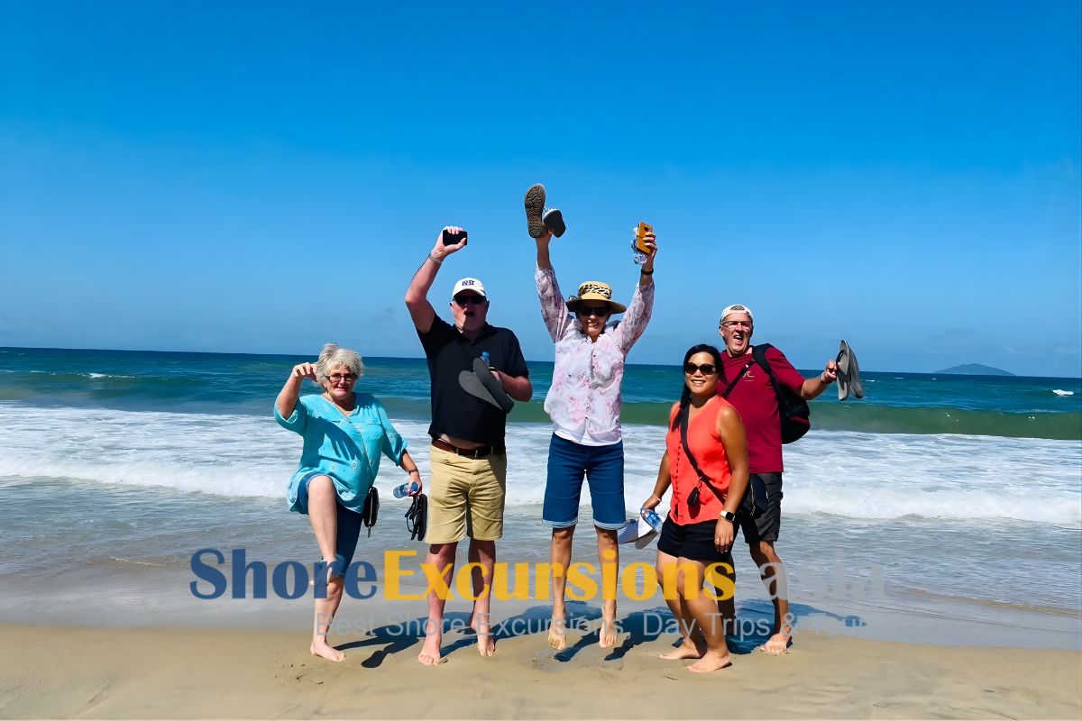 Lang Co Beach on Hue Shore Excursions from Chan May Port