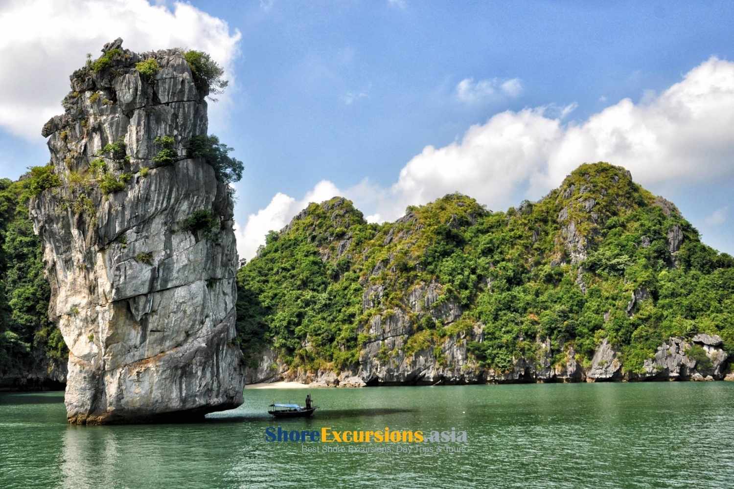 Limestone Karsts on Cat Ba Island Lan Ha Bay