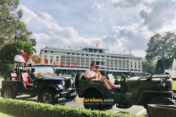 Saigon jeep tour from cruise port