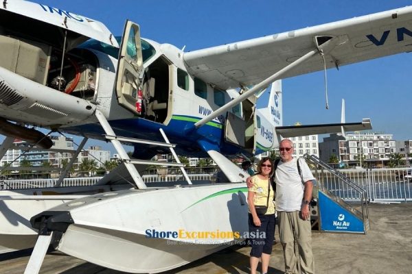 Seaplane experience on Halong Cruise Excursions