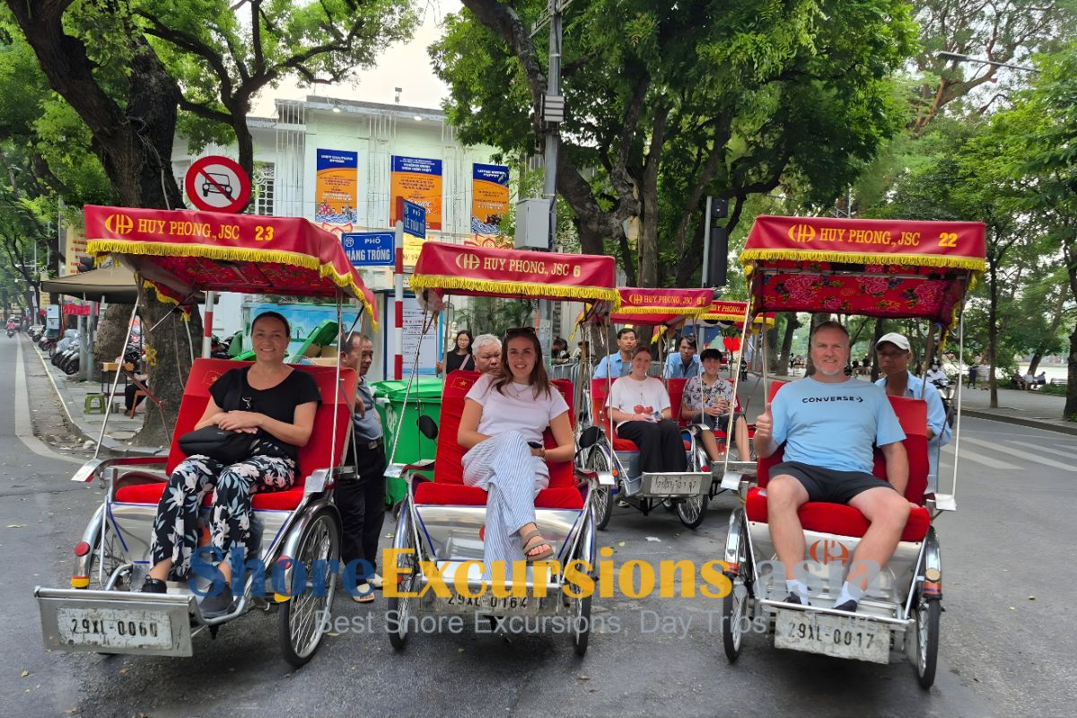 Stroll around Hoan Kiem Lake on Hanoi day trips from port