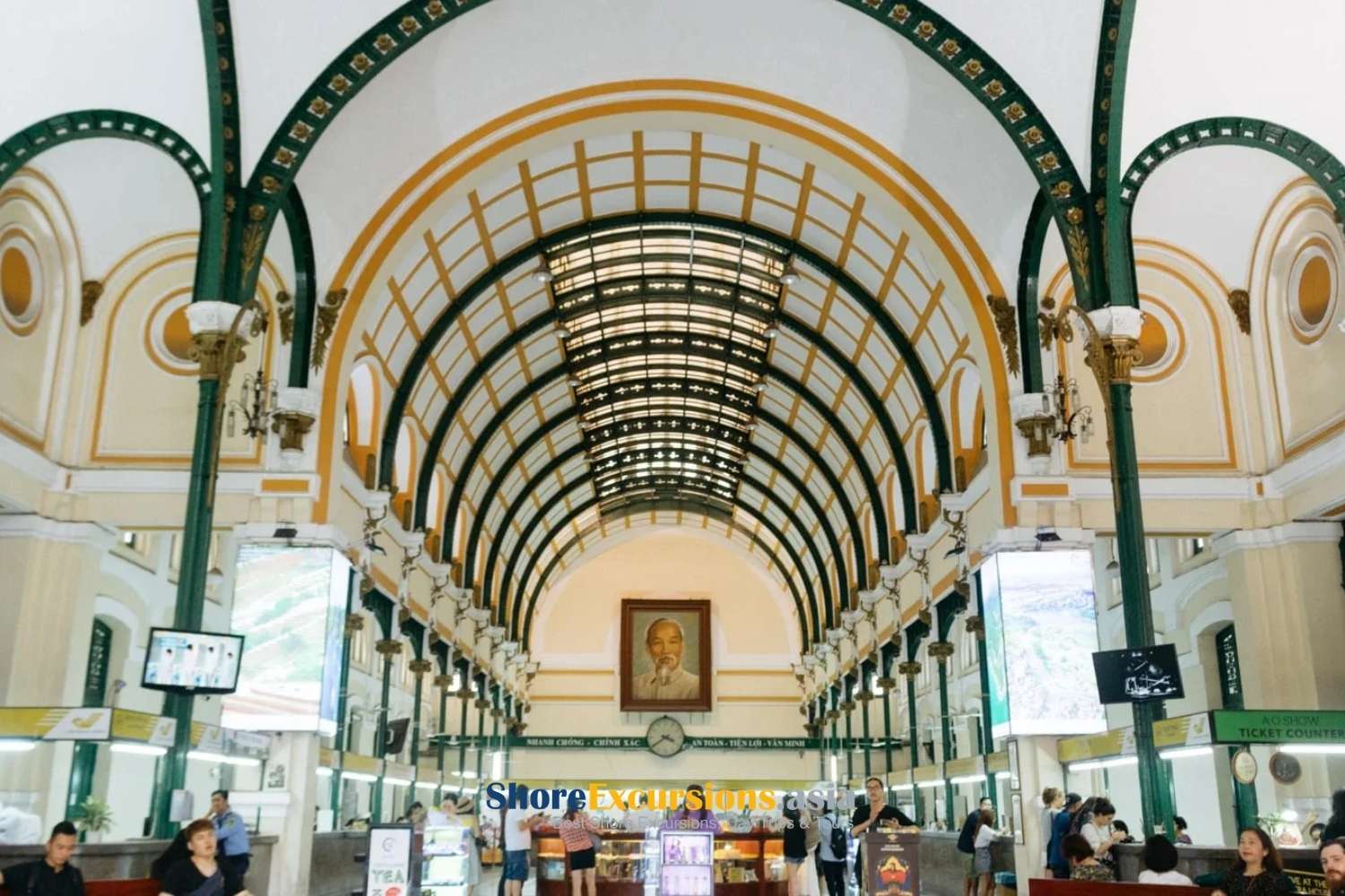 The Grand Interior Hall - Saigon Central Post Office