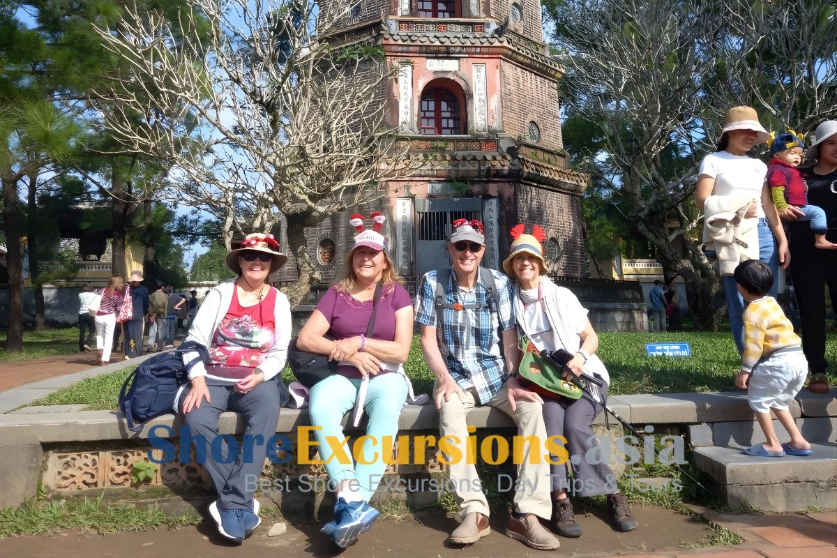 Thien My Pagoda on Hue shore tours from port