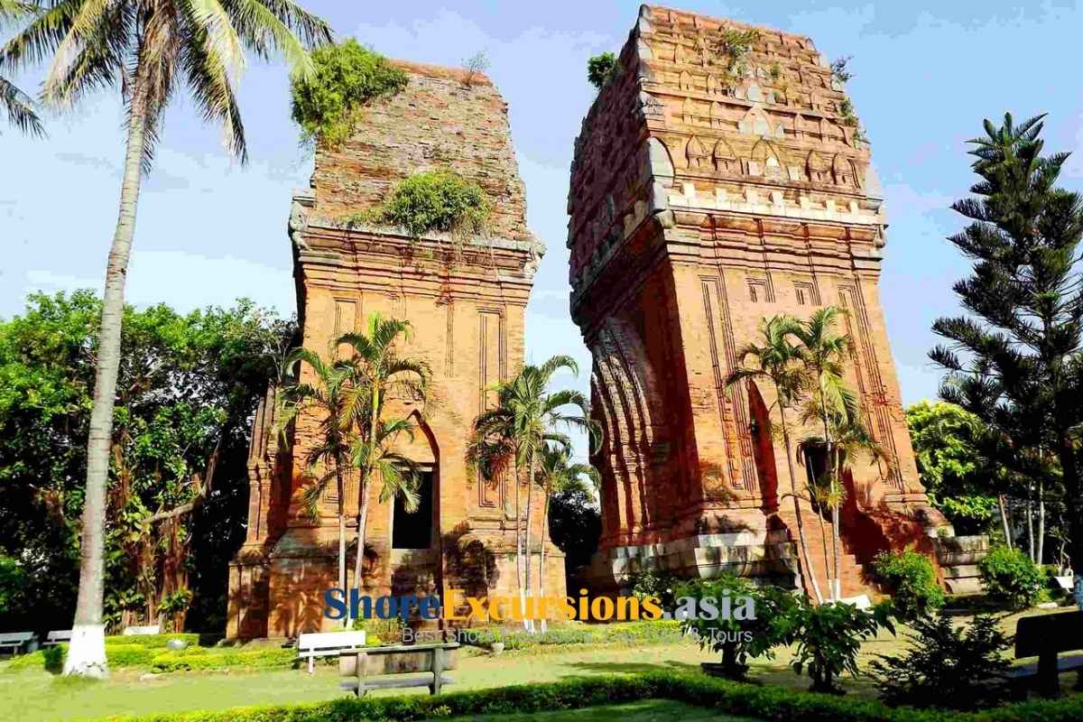 Twin Cham Towers on Quy Nhon shore excursions