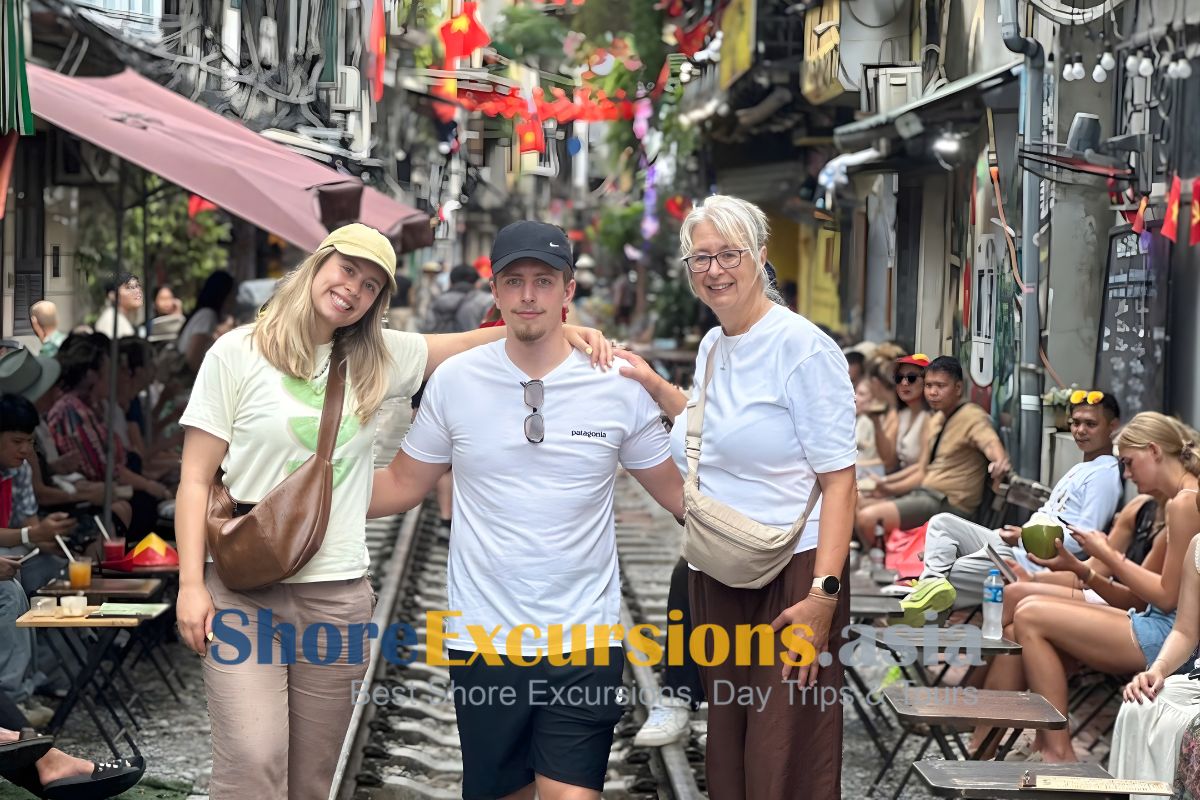 Unique Railway Train Tracks on Hanoi Shore Excursions