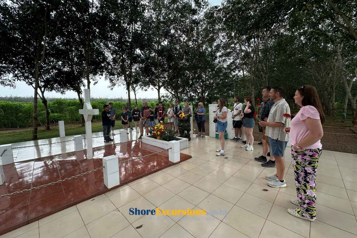 Visiting Long Tan Cross Memorial