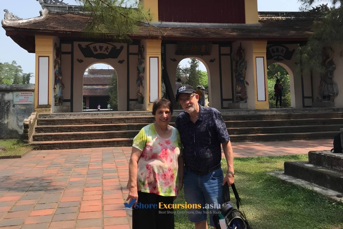 Visiting Thien Mu Pagoda on a Hue Shore Excursion