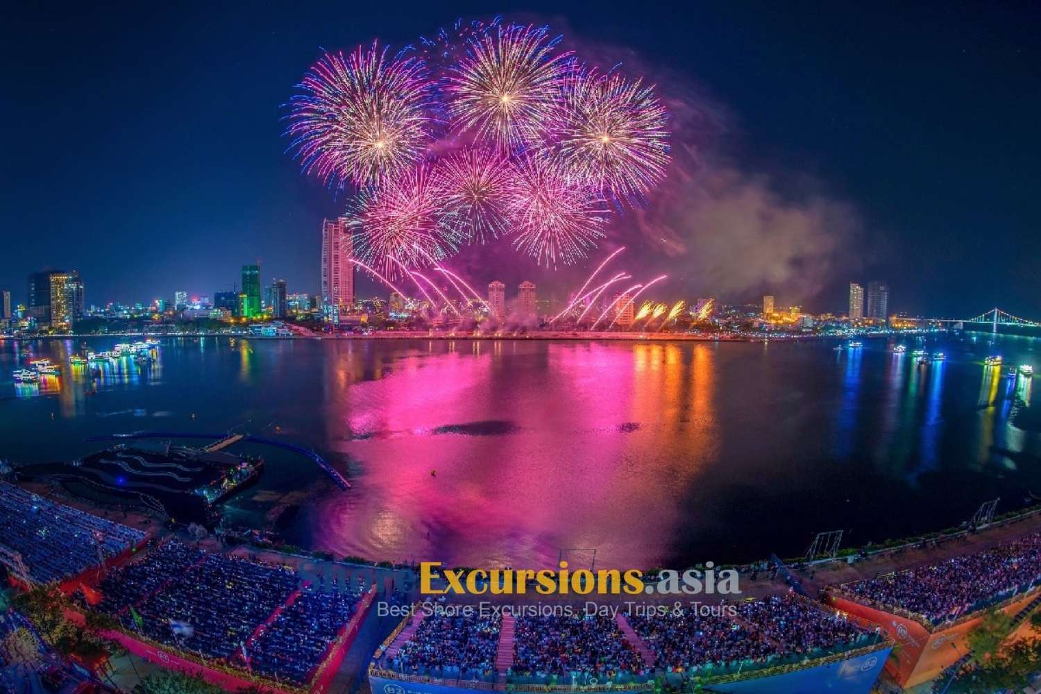 Watch Da Nang Fireworks Festival from Official Grandstand